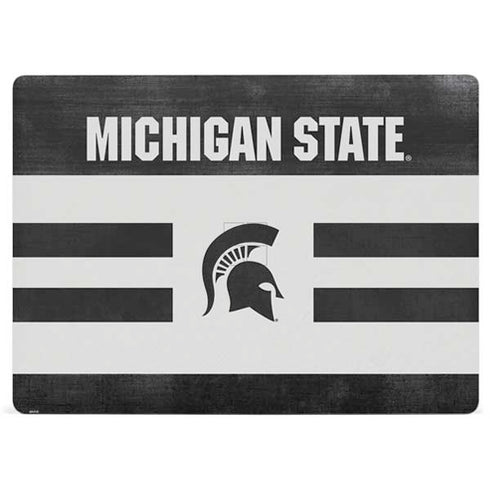 Michigan State University Black and White Stripes Surface Laptop 2 Skin